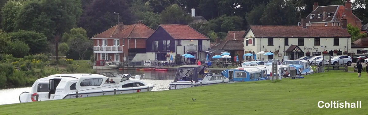 The moorings at Coltishall